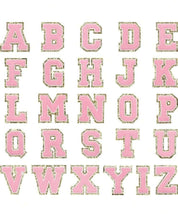 Llwytho delwedd i mewn i syllwr Oriel, Chenille Alphabet letter Pink