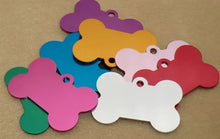 Load image into Gallery viewer, Engravable dog name tags - various colours