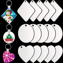 Load image into Gallery viewer, Sublimation wooden shaped keyring blanks - Various shapes