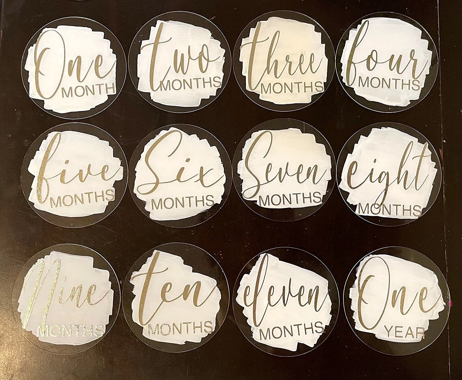 4' Acrylic Milestone discs 3mm thickness Clear MJC Blanks & Vinyl