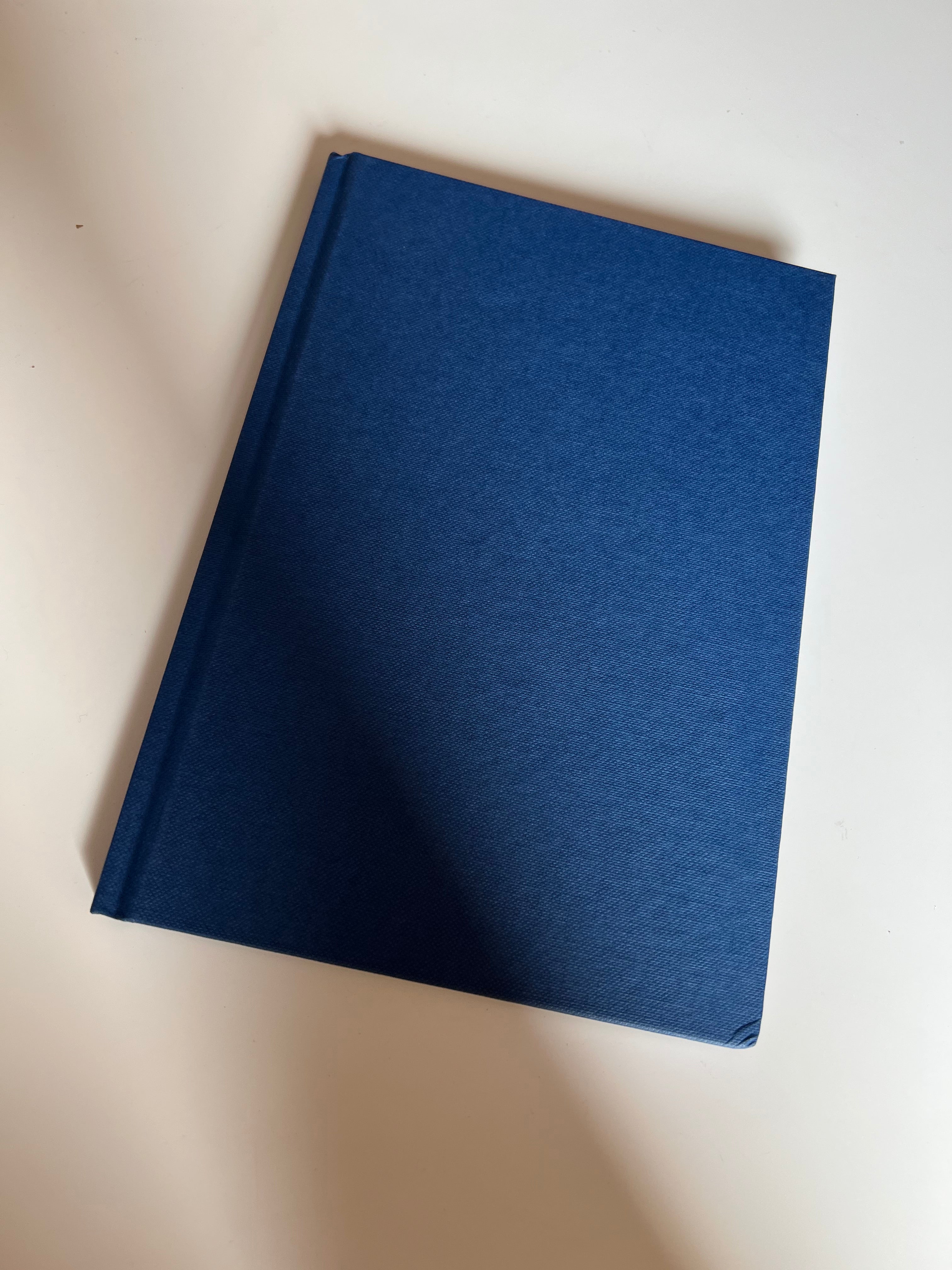 A5 Hardback notebook Blue lined paper MJC Blanks & Vinyl