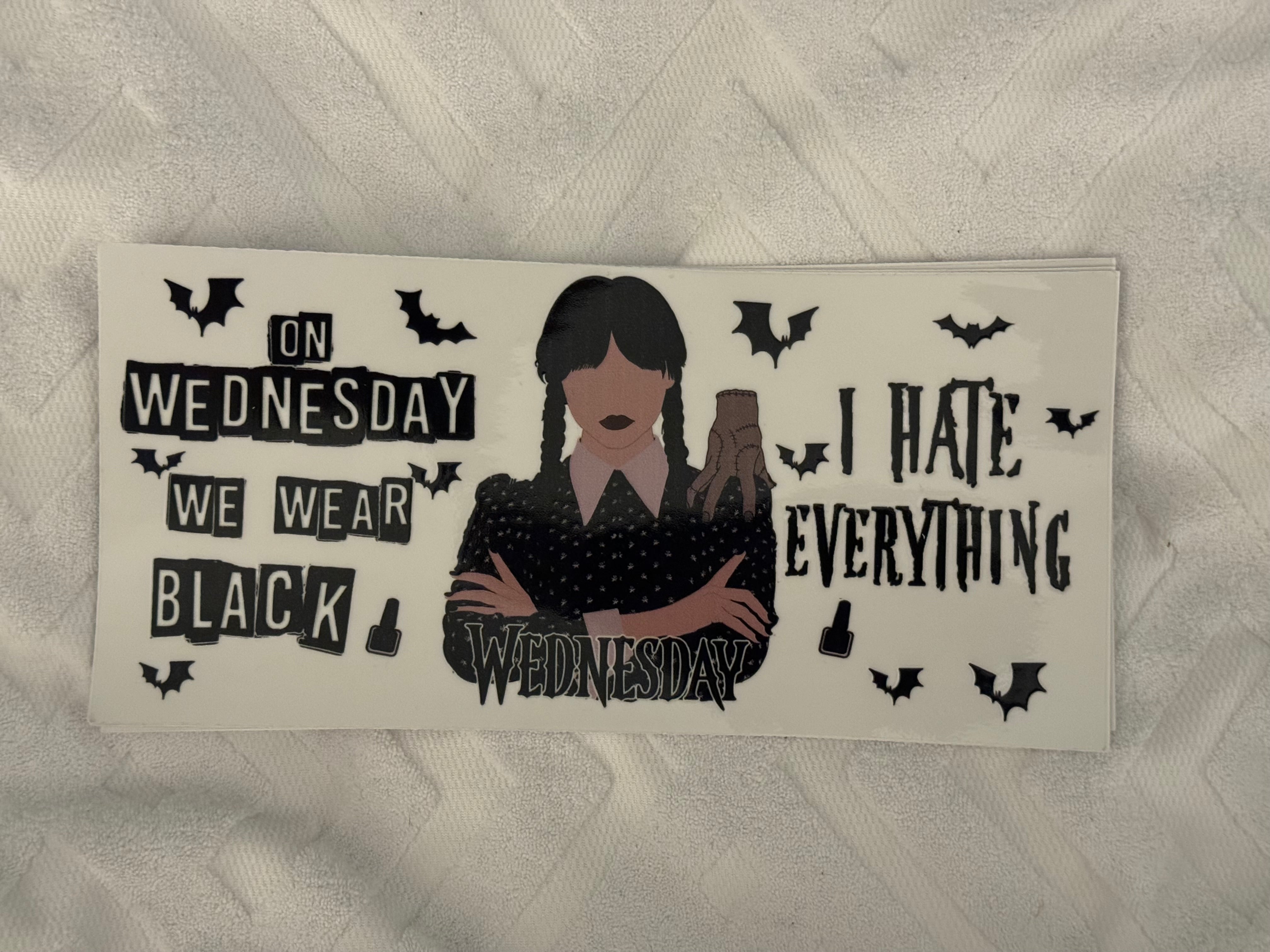 UV DTF - Wednesday Inspired - 16oz Libby Can – MJC Blanks & Vinyl