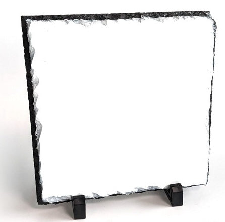 Sublimation Slate Matte finish - 20cm x 20cm Square