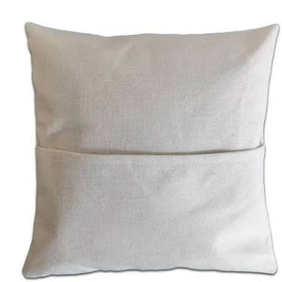 Luxury  sublimation book pocket cushion cover 40x40cm