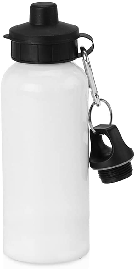 Sublimation sports bottles with pop cap and clasp lid. 400ml