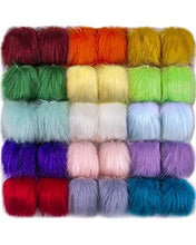 Llwytho delwedd i mewn i syllwr Oriel, Pom poms allweddell - llwyth o liwiau
