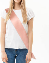 Load image into Gallery viewer, Rose Gold Plain Sash
