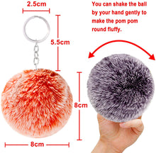 Llwytho delwedd i mewn i syllwr Oriel, Pom poms allweddell - llwyth o liwiau
