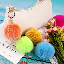 Llwytho delwedd i mewn i syllwr Oriel, Pom poms allweddell - llwyth o liwiau
