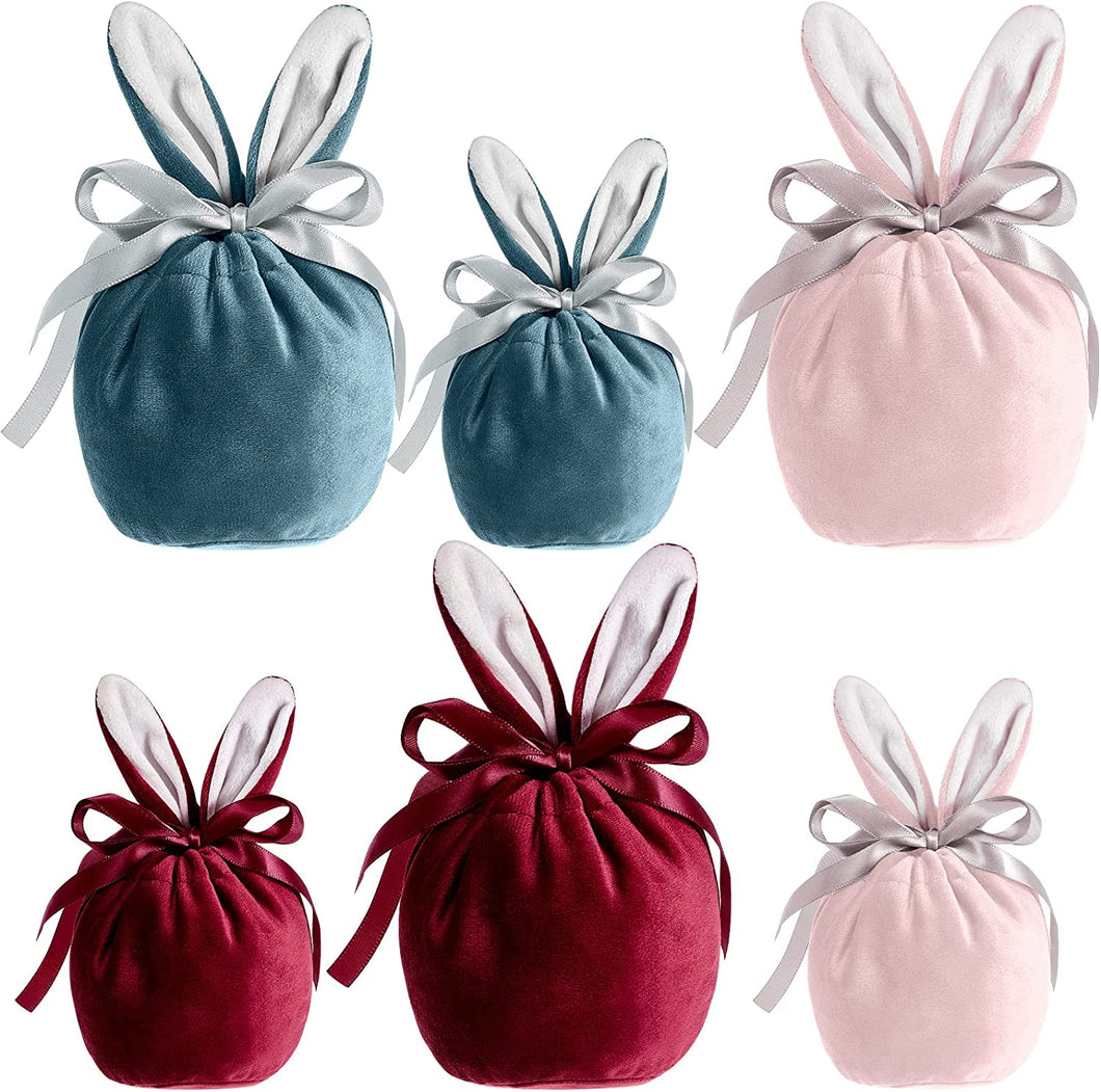 Velvet Bunny ears bag - various colours