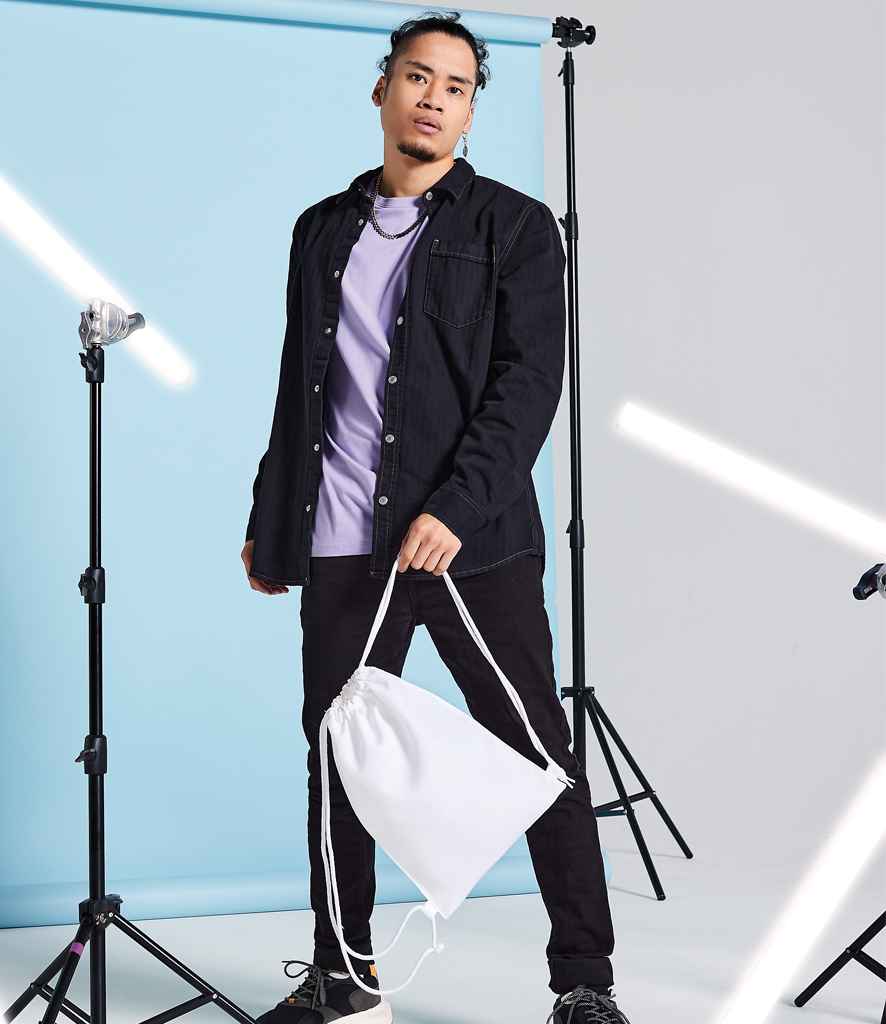 Sylfaen bag Sublimation Gwyn drawstring bag 