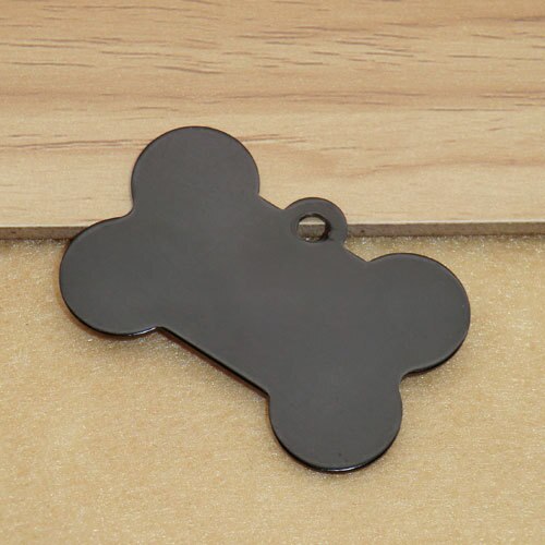 Engravable dog name tags - various colours