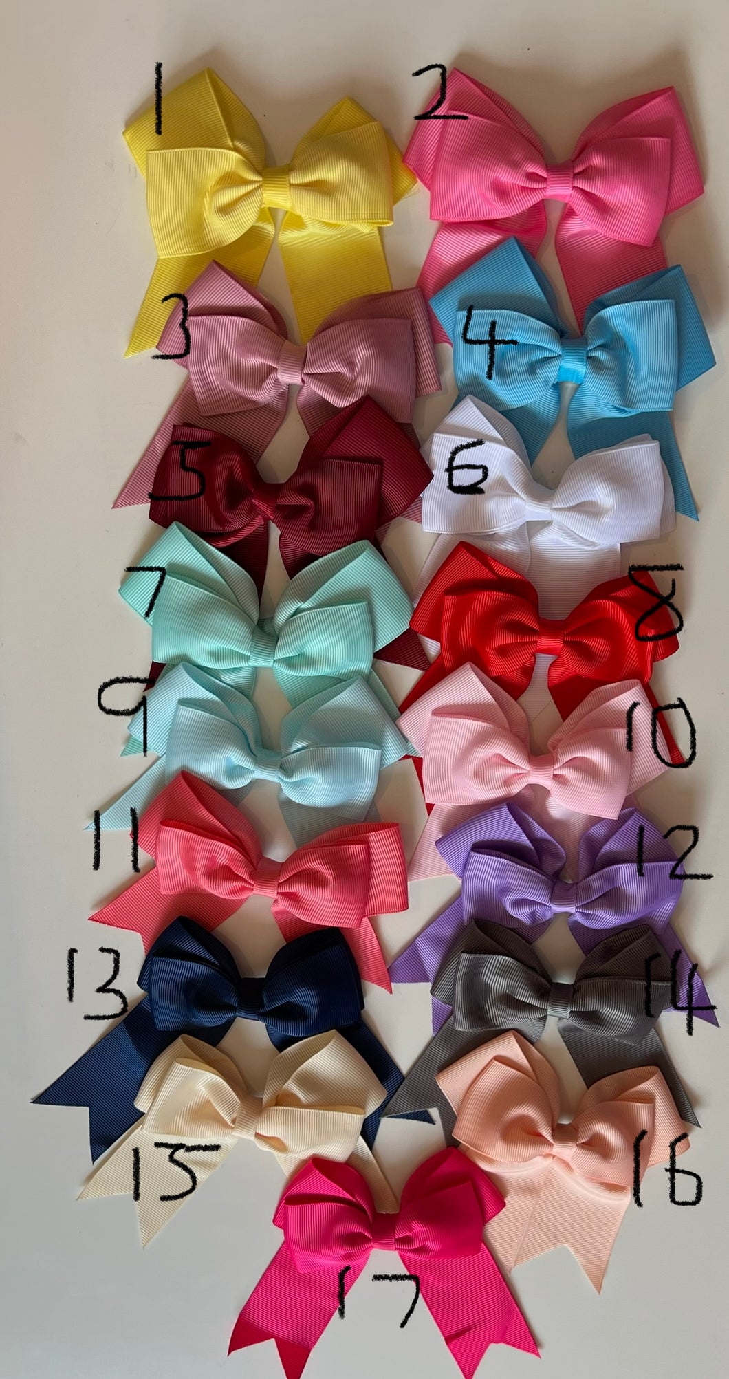 Hair Bows - Huge colour variety