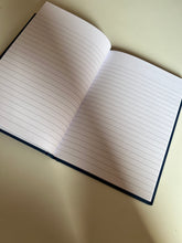 Load image into Gallery viewer, A5 Hardback notebook - Blue lined paper
