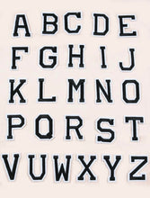 Load image into Gallery viewer, Iron on embroidered letters
