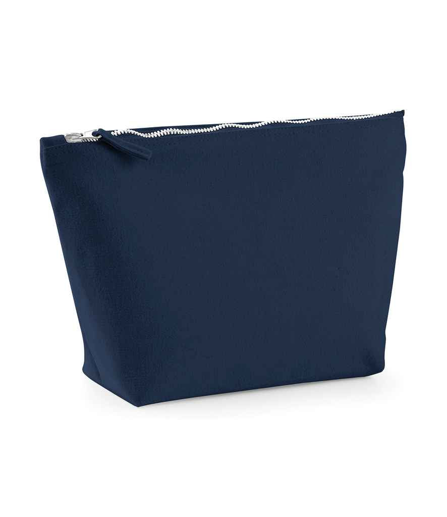 Westford Mills Navy blank canvas make up bag - Large