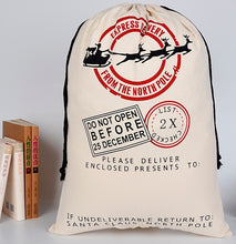 Load image into Gallery viewer, Canvas Christmas sacks - Various designs- 50x70cm
