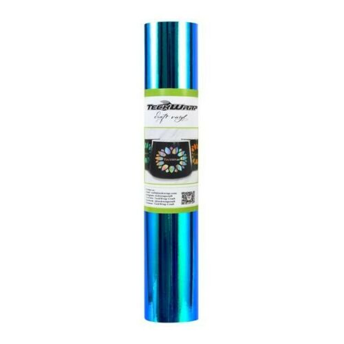 Teckwrap Holograffig Opal Peacock finyl parhaol glas.